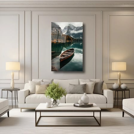 Doğanın Büyüsü Cam Tablo 35x50 cm
