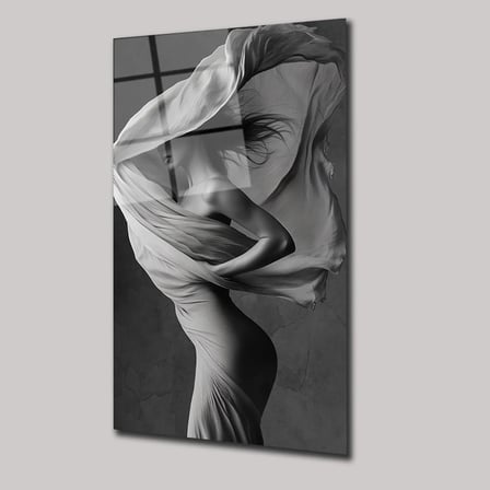 Rüzgarın Dansı Cam Tablo 35x50 cm