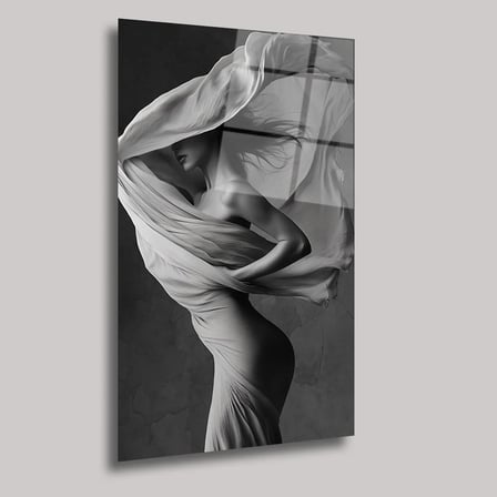 Rüzgarın Dansı Cam Tablo 35x50 cm