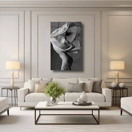 Rüzgarın Dansı Cam Tablo 35x50 cm
