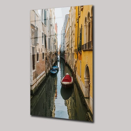 Venedik'in Sırları Cam Tablo 35x50 cm