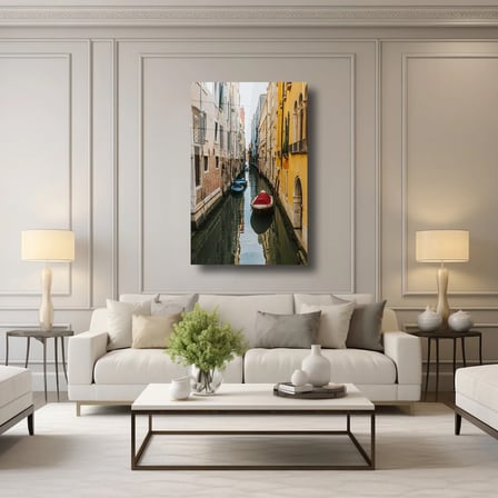 Venedik'in Sırları Cam Tablo 35x50 cm