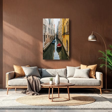 Venedik'in Sırları Cam Tablo 35x50 cm