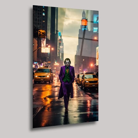 Joker 2 Cam Tablo – İkonik Film Karakteri Duvar Sanatı 35x50 cm