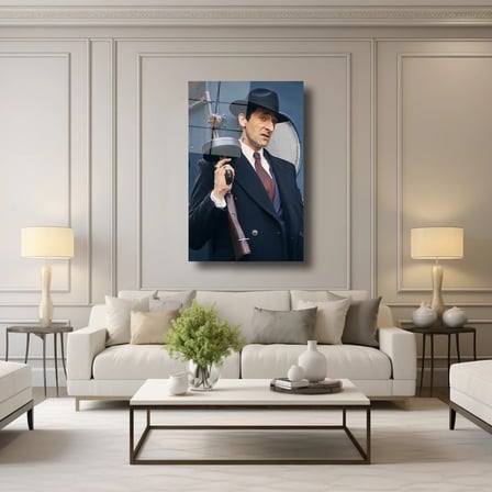 Luca Changretta Peaky Blinders Cam Tablo – Dizi Dekoru 35x50 cm