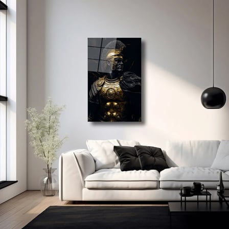 Gold Lejyon Cam Tablo 35x50 cm