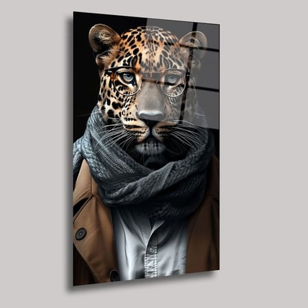 Cool Çita Cam Tablo 35x50 cm