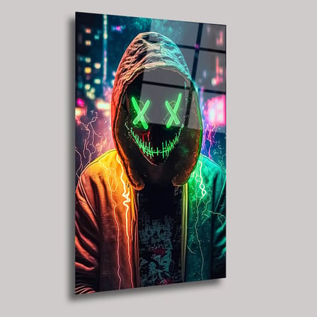 Neon X-Face Cam Tablo 35x50 cm