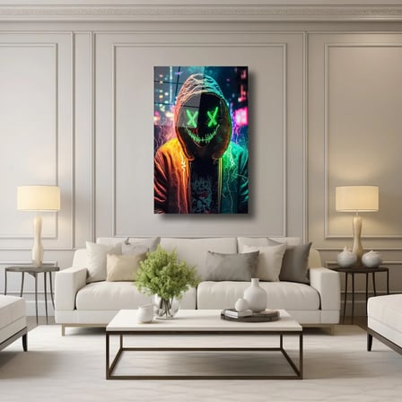 Neon X-Face Cam Tablo 35x50 cm