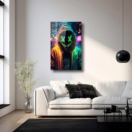 Neon X-Face Cam Tablo 35x50 cm