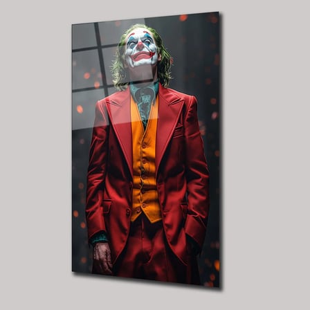 Yeni Joker Cam Tablo – Film Temalı Portre Duvar Dekoru 35x50 cm
