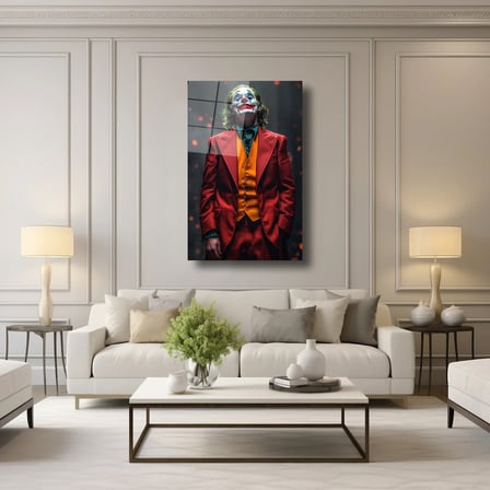 Yeni Joker Cam Tablo – Film Temalı Portre Duvar Dekoru 35x50 cm