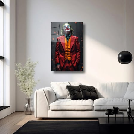 Yeni Joker Cam Tablo – Film Temalı Portre Duvar Dekoru 35x50 cm