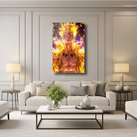 Naruto Baryon Modu Cam Tablo – Anime Duvar Dekoru 35x50 cm