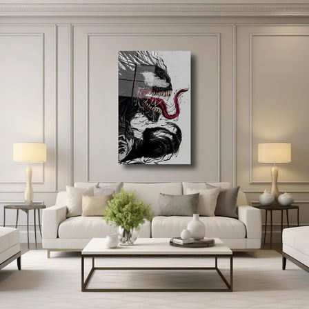 Venom Cam Tablo – Film Temalı Duvar Dekoru 35x50 cm