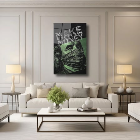 Make Money Cam Tablo 35x50 cm
