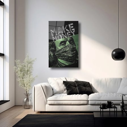 Make Money Cam Tablo 35x50 cm