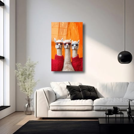 Cool Lamalar Cam Tablo 35x50 cm