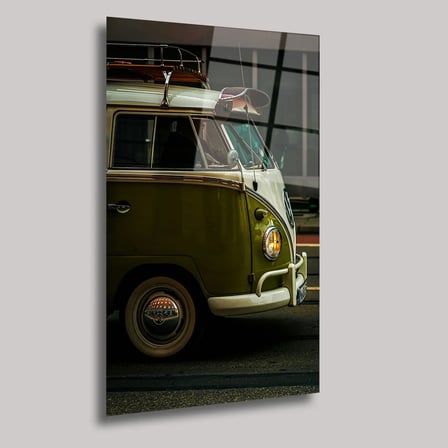 Vintage Volkswagen T1 Cam Tablo 80x125 cm