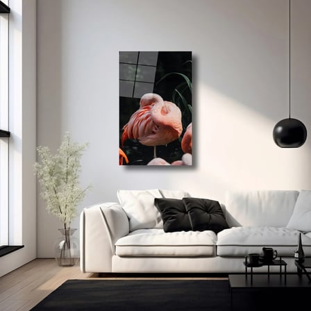 Flamingo Cam Tablo 35x50 cm