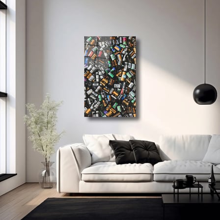 Kamera Makaraları Cam Tablo 35x50 cm