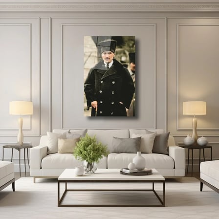 Atatürk Cam Tablo 35x50 cm