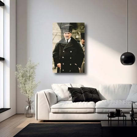 Atatürk Cam Tablo 35x50 cm