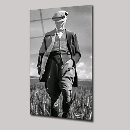 M. K. Atatürk Cam Tablo 35x50 cm
