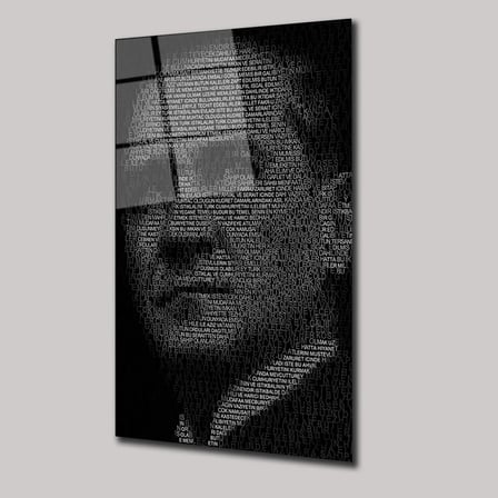 Atatürk Cam Tablo 35x50 cm