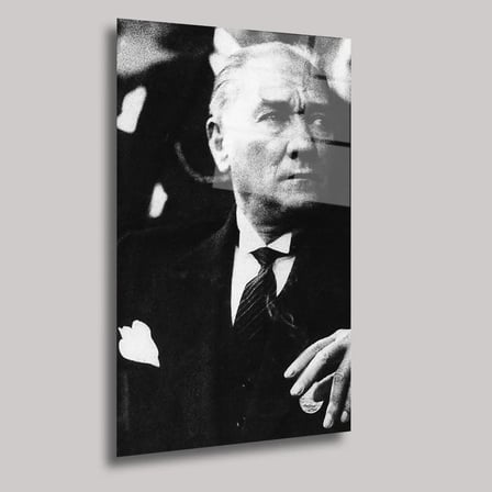 M. Kemal Atatürk Cam Tablo 35x50 cm