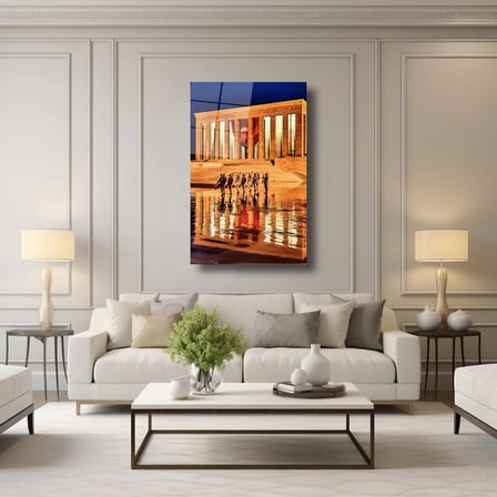 Anıtkabir Cam Tablo 35x50 cm