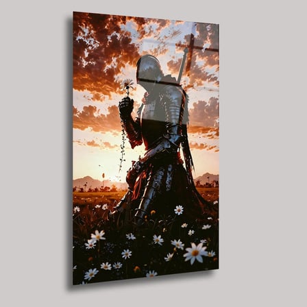 Son Savaşçı Cam Tablo 35x50 cm