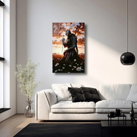 Son Savaşçı Cam Tablo 35x50 cm