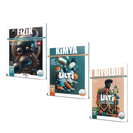 Ulti Yayınları TYT Fizik Kimya ve Biyoloji Ulti Serisi Soru Bankası Seti 3 Kitap