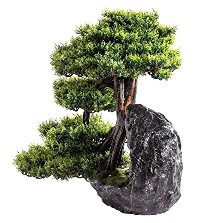 Deimos Bonsai - Iç Ve Dış Mekan Kullanımına Uygun Premium Kalitede Yapay Ağaç 95x70 Cm