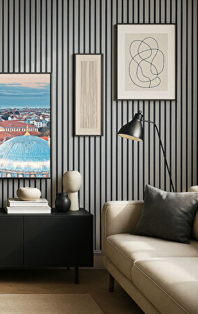 AKUSTİK DUVAR PANELİ KİRLİ BEYAZ (PALIDI) 100 x 280 CM