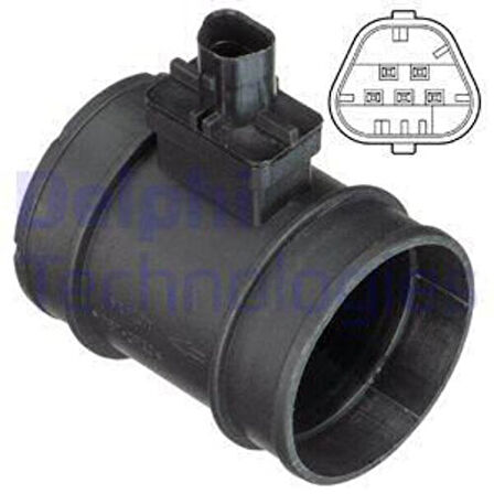 Delphi AF10398-12B1 Maf Sensörü Chevrolet Cruze- Opel Astra-Corsa-Meriva 55561912
