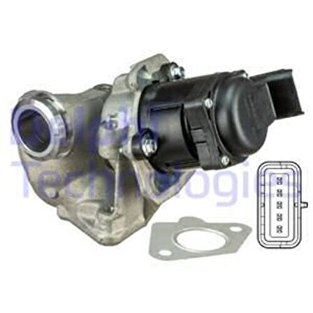 Delphi EG10401-12B1 EGR Valfi Berlingo II Partner II C2 C3 C4 C5 II 206 207 P407 308 Partner Tepee Berlingo III C4 II DS4 DV6 1.6HDI 16V 5S6Q9D475AE