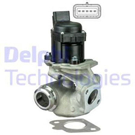 Delphi EG10415-12B1 EGR Valfi P107 P1007 207 206 206 T3E Bipper C1 C2 C3 I II III C3 Pluriel Nemo DV4TD 1.6HDI 8V Fiesta 1.4 Tdc 2S6Q9D475BD