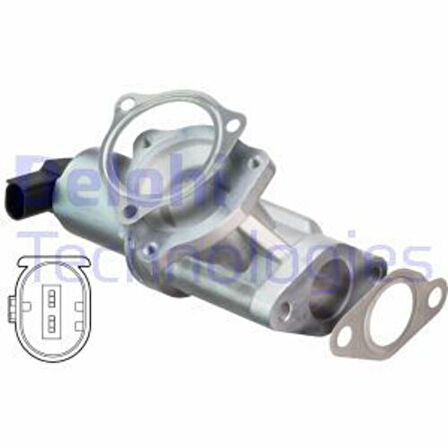 Delphi EG10442-12B1 EGR Valfi Tucson-Sportage 2.0 CRDI 2004-2009 28410-27400