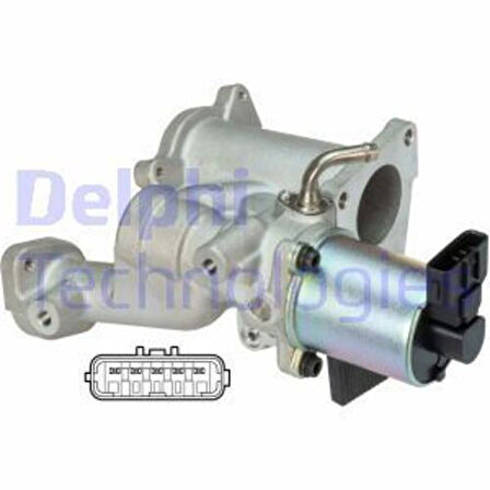 Delphi EG10497-12B1 EGR Valfi Corsa C-Meriva A-Astra G Y17Dt-Z17Dth 8980607951