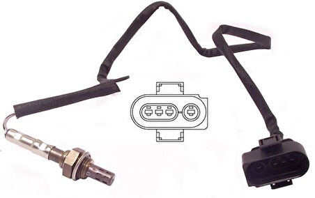 Delphi ES10967-12B1 Oksijen Sensörü Alhambra I Volkswagen Golf III Passat III Sharan 030906265BD