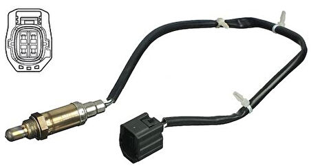 Delphi ES11122-12B1 Oksijen Sensörü Mazda III 1.4-1.6 2003-2008 Z60118861A