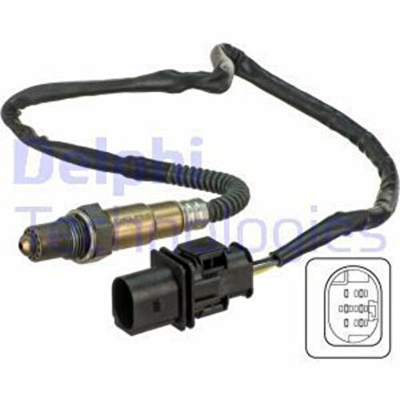 Delphı Es20538-12B1 Lambda Oksijen Sensöru Golf V Vı Passat Fabıa Octavıa Rapıd Superb Yetı Amarok Cc Crafter Eos Jetta Passat Polo Tıguan A3 A4 A5 A6 Q5 Q7 Ibıza Toledo Leon 1.6 Fsı Duz Cave Cavf Ceba Cebb Caxa Cavd Cnwa Blf K.Oncesı
