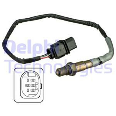 Delphi ES20550-12B1 Oksijen Sensörü Ön Accent Blue 2011-I30 Ceed 1.6 GDI 2012-Sportage 2011- 392102B210