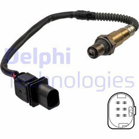 Delphi ES21156-12B1 Oksijen Sensörü Golf V Passat 1.6FSI Otomatik Blf 022906262CA