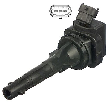 Delphi GN10203-12B1 Ateşleme Bobini Corolla 1.4 1.6 VVT I 3Zz Fe 4Zz Fe 3 Pın Cadıc 45010016 9008019017