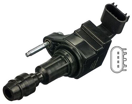 Delphi GN10485-12B1 Ateşleme Bobini-Saab 9-3 9-3 Sport 9-32.0 11 12 12578224