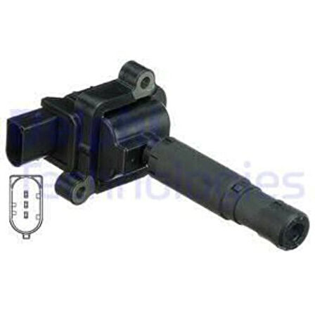 Delphi GN10552-12B1 Ateşleme Bobini M271 W203 02-07 W204 07-14 W211 04-09 W212 09-15 C207 10-16 R172 11- 0001502580