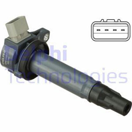 Delphi GN10597-12B1 Ateşleme Bobini Terios 1.3 K3 ve 2001-Sirion 1.3 K3 ve 2006-Materia 1.5 2007- 19070B1020